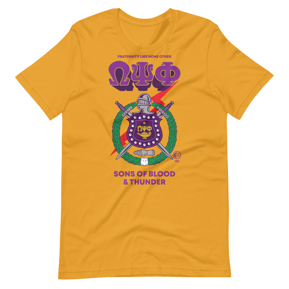 SOBAT SU21 Full Color Omega Psi Phi Short Sleeve Unisex T Shirt