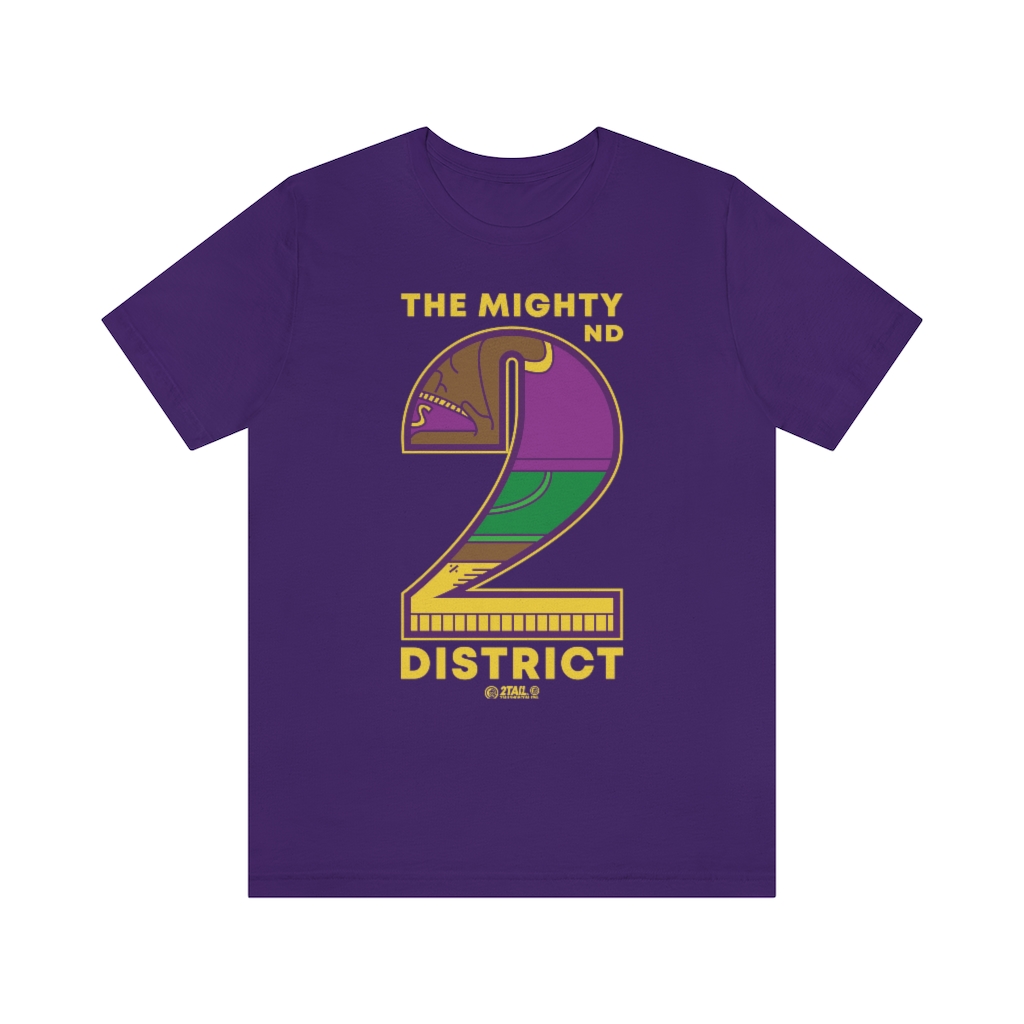 Omega Psi Phi Second District Stronger Together Unisex Jersey Short Sleeve Tee